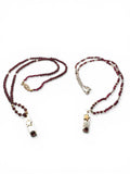 Garnet And Gold Star Necklace - gold fill and silver