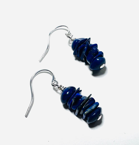 Gemstone Chip Earrings - Janine Design