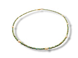 Gemstone and High Grade Pearl Necklace - Janine Design