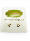 Tiny Bee Studs - Janine Design