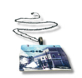 Holliston, MA Downtown Pendant Necklace - Janine Design
