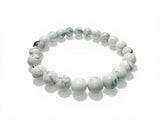 Howlite Gemstone Beaded Stretch Bracelets 