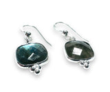 Genuine Labradorite Silver Earrings, Labradorite - Janine Design