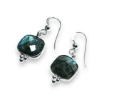 Genuine Labradorite Silver Earrings, Labradorite - Janine Design
