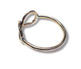Infinity Ring/Golden Infinity Ring - Janine Design