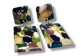 Clay Earrings-Golden Jewel Tone Collection -box design