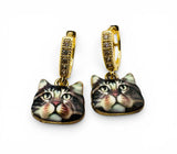 Kitty Face Earrings