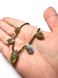 Labradorite Marquise Necklace - Janine Design