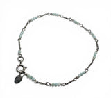 Dainty Larimar Gemstone Bracelet - Janine Design