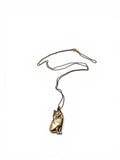 Long Kitty Necklace - full view with chain