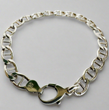 Silver Bracelet, Mariners Chain Bracelet - Janine Design