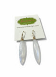 Moonstone Earrings Gemstone Teardrop Earrings - Janine Design