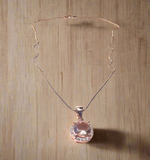 Rose Gold Filled Morganite Necklace - Janine Design
