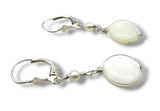 Mother of Pearl Earrings - Janine Design