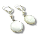 Mother of Pearl Earrings - Janine Design