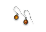 Pretty Pattern Earrings , Affordable Gift Earrings, Pattern Earrings -orange and red