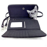 COMECO INC - Peeking Cats Wallet in Vinyl Material - Janine Design