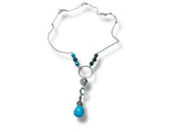 Turquoise Circle Necklace