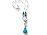 Turquoise Circle Necklace