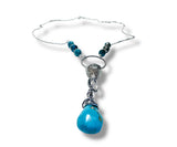 Turquoise Circle Necklace