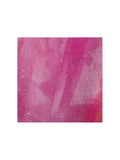 Pink fabric texture swatch on a white background