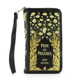 COMECO INC - Pride and Prejudice Floral Book Wallet - Janine Design