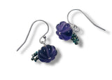 Amethyst Pumpkin Earrings - Janine Design
