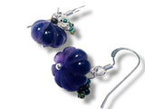 Amethyst Pumpkin Earrings - Janine Design
