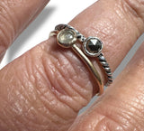 Pyrite Size 8 Twist Ring - Janine Design
