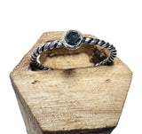 Pyrite Size 8 Twist Ring - Janine Design