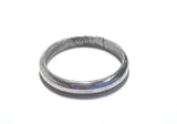 Silver Band, Hammered Silver Band Ring, Silver Texture Ring, Silver Ring/Simple Stacking Ring -Size 7.5