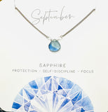 Gemstone Necklace, Birthstone Necklace, Crystal Necklace, Assorted Gemstone Necklaces - Janine Design