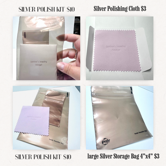 Silver Polishing Kit/Polishing Supplies - Janine Design