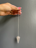Sapphire & Sage - Smoky Quartz Crystal Pendulum - Janine Design