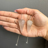 Sapphire & Sage - Smoky Quartz Crystal Pendulum - Janine Design