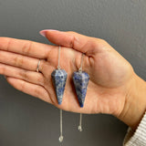 Sapphire & Sage - Sodalite Crystal Pendulum - Janine Design