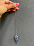 Sapphire & Sage - Sodalite Crystal Pendulum - Janine Design