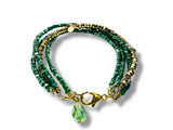 Spring Glass Inspired Beaded Bracelet - Janine Design