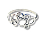 Silver Bubble Ring/Bubble Ring, Silver art ring/ Statement ring - Janine Design