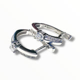 Sterling CZ Hoops - Janine Design