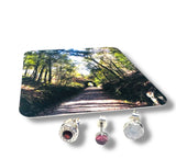Stud Earrings Collection/ Stud Set/Rail Trail Art Card - Janine Design