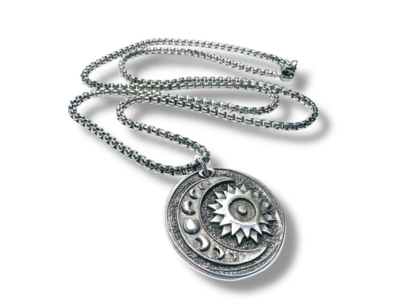Sun and Moon Layering Necklace - Janine Design