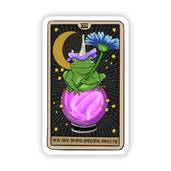 You are doing amazing sweetie- Tarot Card Sticker