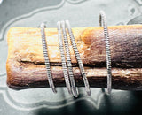 Twist Pattern Ring, Stacking Ring, Textured Stacking Ring - Janine Design