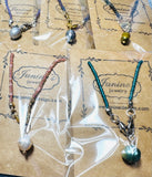Janine Jewelry Two necklaces with beaded chains 
