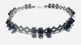 Tiny Woven Crystal Bracelet/7.5” bracelet - Janine Design