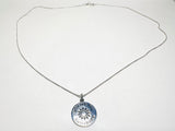 You Are My Sunshine Silver Medallion Necklace - Janine Design