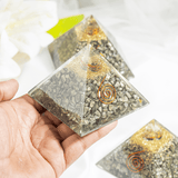 Soothing Crystals - Orgone Pyramid | Pyrite | Healing Crystal | Gemstone Pyramid
