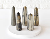 Soothing Crystals - Pyrite Obelisk | Crystal Tower | Reiki Gemstone Crystal
