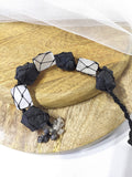 Soothing Crystals - Car Hanger | Black Tourmaline | Selenite Crystal Hanger